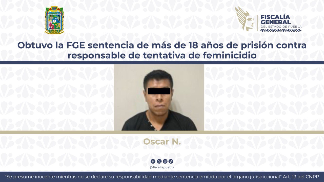 Le dan 18 años de prisión a Óscar por machetear a mujer en Huehuetla
