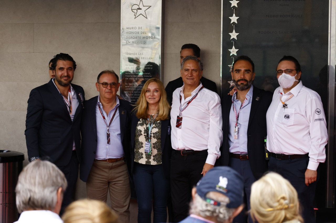 El México GP devela el Muro de Honor del Deporte Motor en México