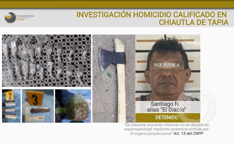 Cae El Diablo, expolicía municipal, al investigar asesinatos en Chiautla