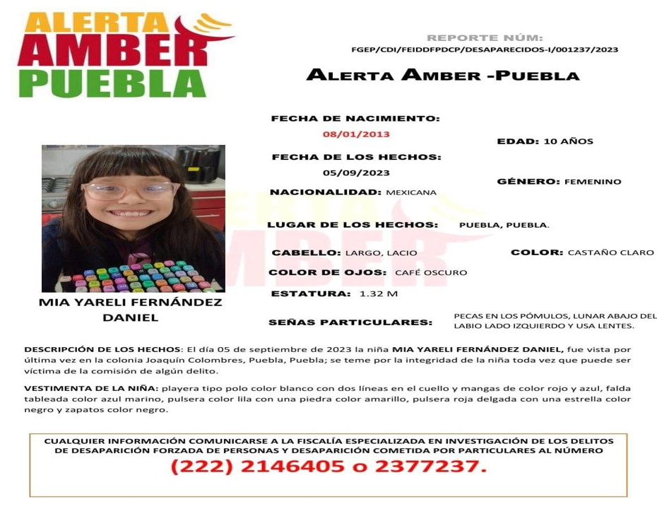 Mia Yareli fue sustraída de su escuela en la Joaquín Colombres