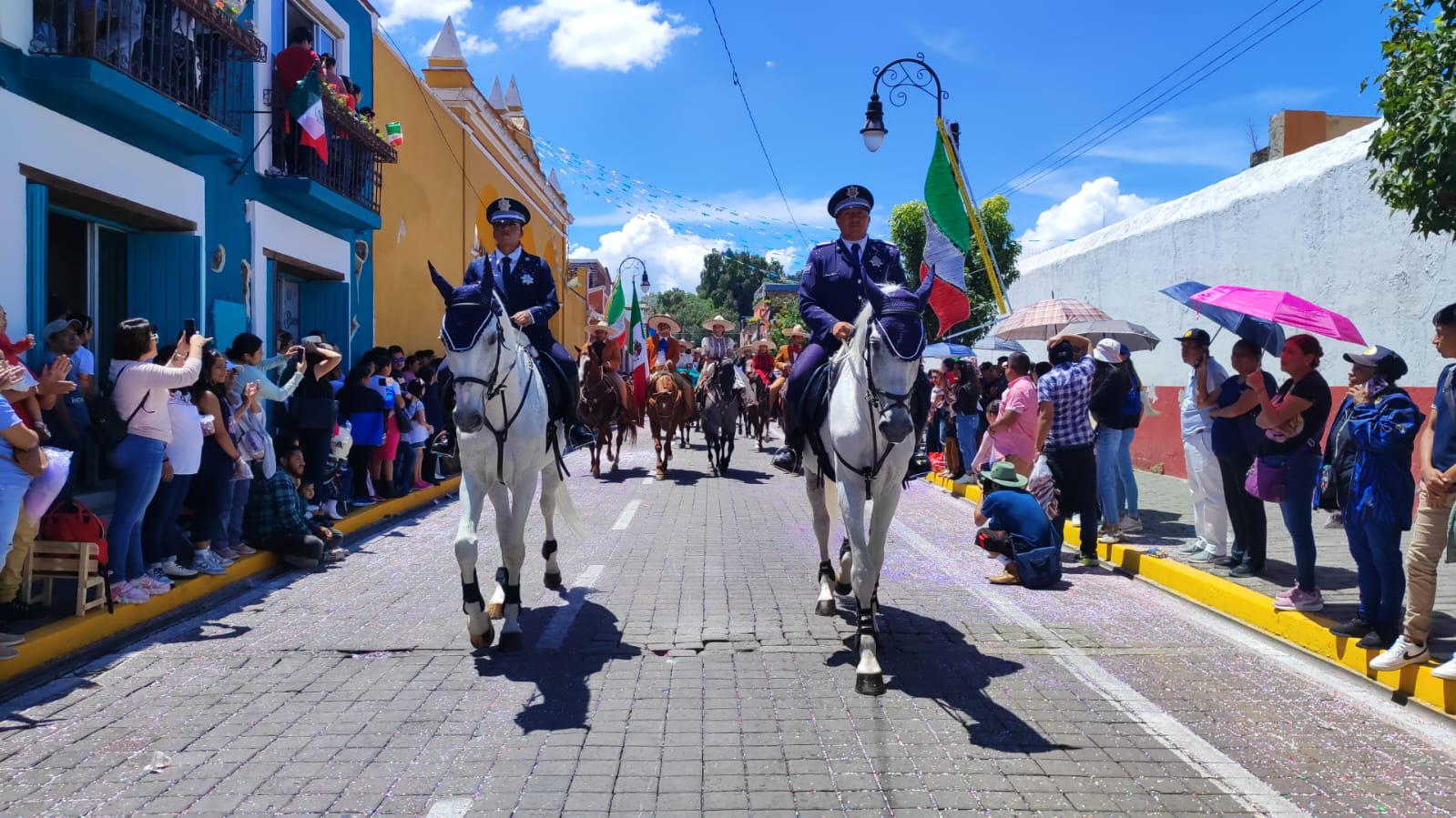 Transcurren en paz las fiestas en San Pedro Cholula