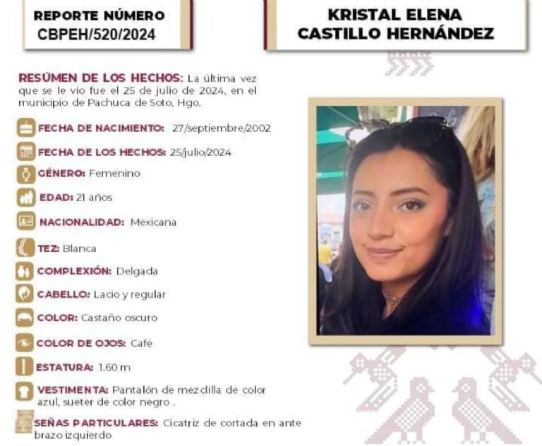 Localizan en playa de Tamaulipas a joven desaparecida en Hidalgo