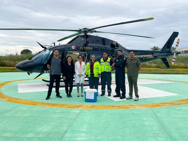 Realiza gobierno de Puebla donación multiorgánica en Hospital General del Sur
