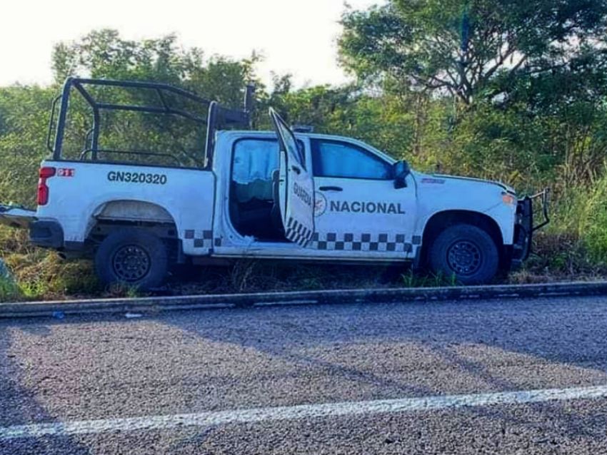 Choque entre la Guardia Nacional y automóvil deja dos muertos en Chiapas