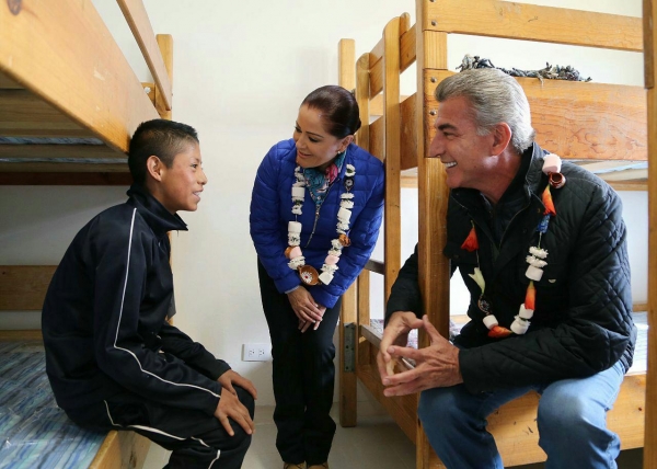  Gali inaugura mejoras en Casa del Niño Indígena en Zacapoaxtla