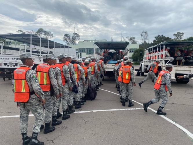 Arriban 150 elementos de GN y SSP Puebla a Acapulco por Otis: Segob  