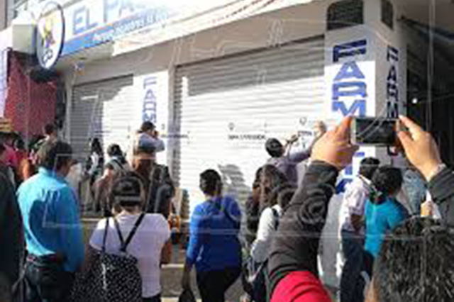 Continúa suspendida la farmacia El Pastilllero en Tehuacán