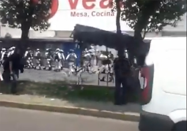  Guardia Nacional realiza mega operativo en La Fayuca, en Puebla