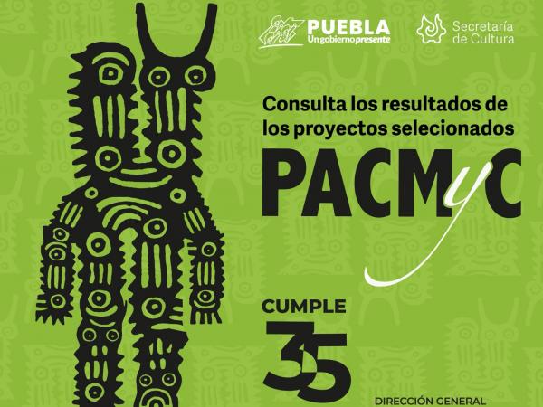 Publica gobierno de Puebla resultados de convocatoria PACMyC 2024