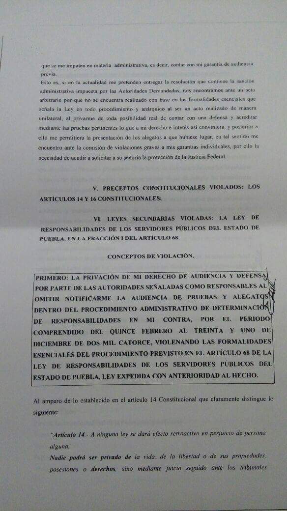 Alcaldesa de Tehuacán se ampara ante solicitud de destitución 