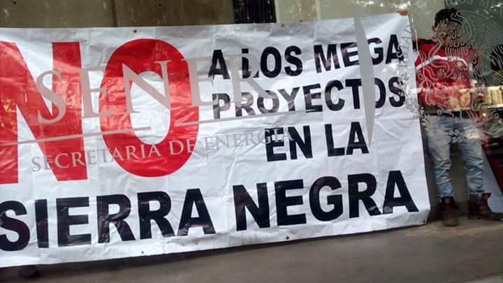 Protestan contra hidroeléctrica en municipio de Zoquitlán