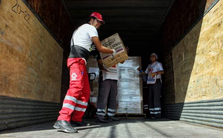Cruz Roja Tehuacán enviará 6 toneladas más de apoyo a Guerrero