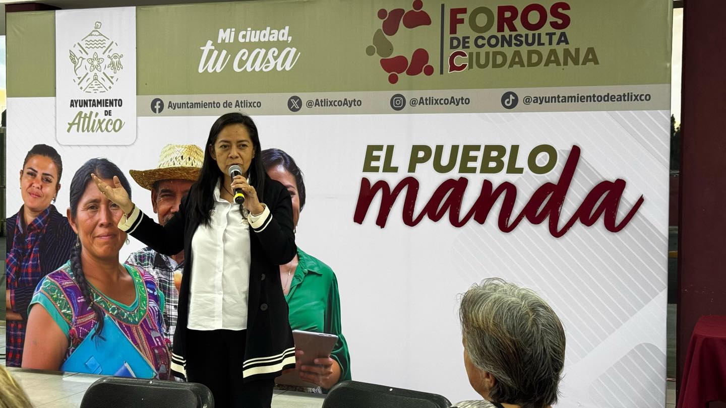 En Atlixco realizan foros de participación ciudadana