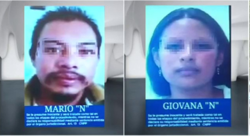 VIDEO Así fue la detención de Giovana y Mario Alberto