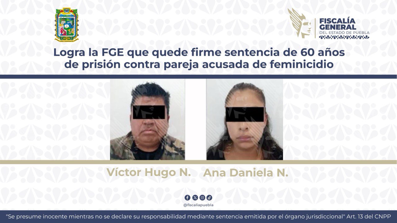 Sentencian a 60 años de prisión por feminicidio de niña en Puebla