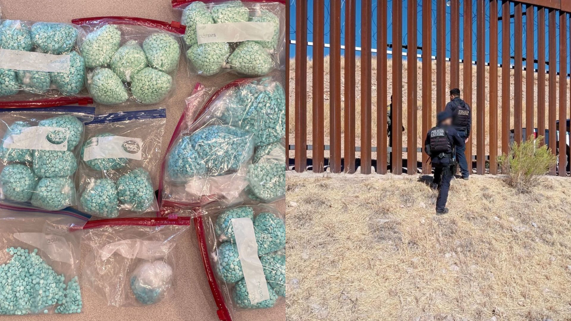 México y EU han logrado incautar 1 millón de pastillas de fentanilo en la frontera