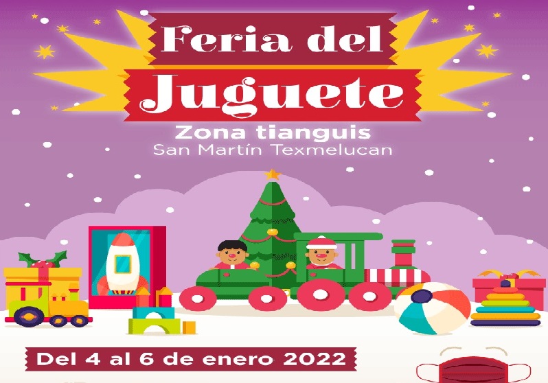 Feria de Juguete se realizará en el tianguis de Texmelucan