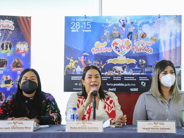 Desde la CDMX Invita Gobierno del Estado a la Feria de Puebla 2022