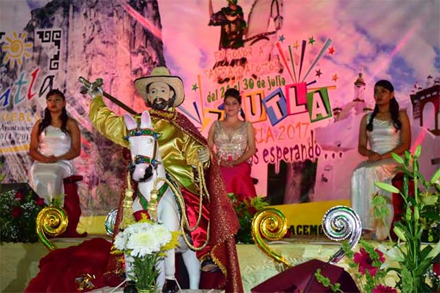 Realizan fiesta patronal de Santiago Apóstol en Zautla