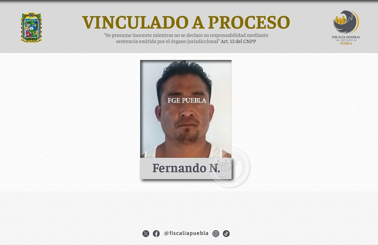 Procesan a Fernando por homicidio de vecino en Tepanco de López