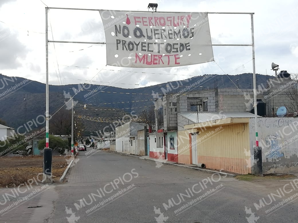 Ejidatarios de Coyotepec rechazan proyecto de Ferrosur