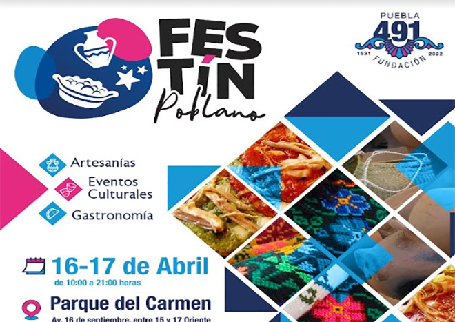 Ayuntamiento de Puebla presenta la segunda edición del Festín Poblano