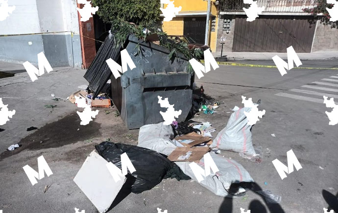 Dejan feto dentro de un contenedor de basura en el  Barrio de Santiago