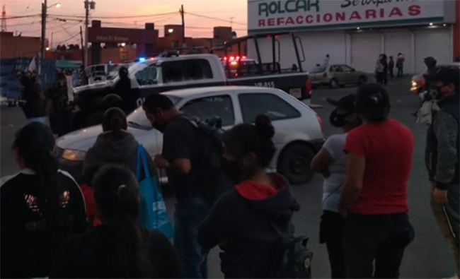 Tiran feto en contenedor de basura en Balcones del Sur en Puebla