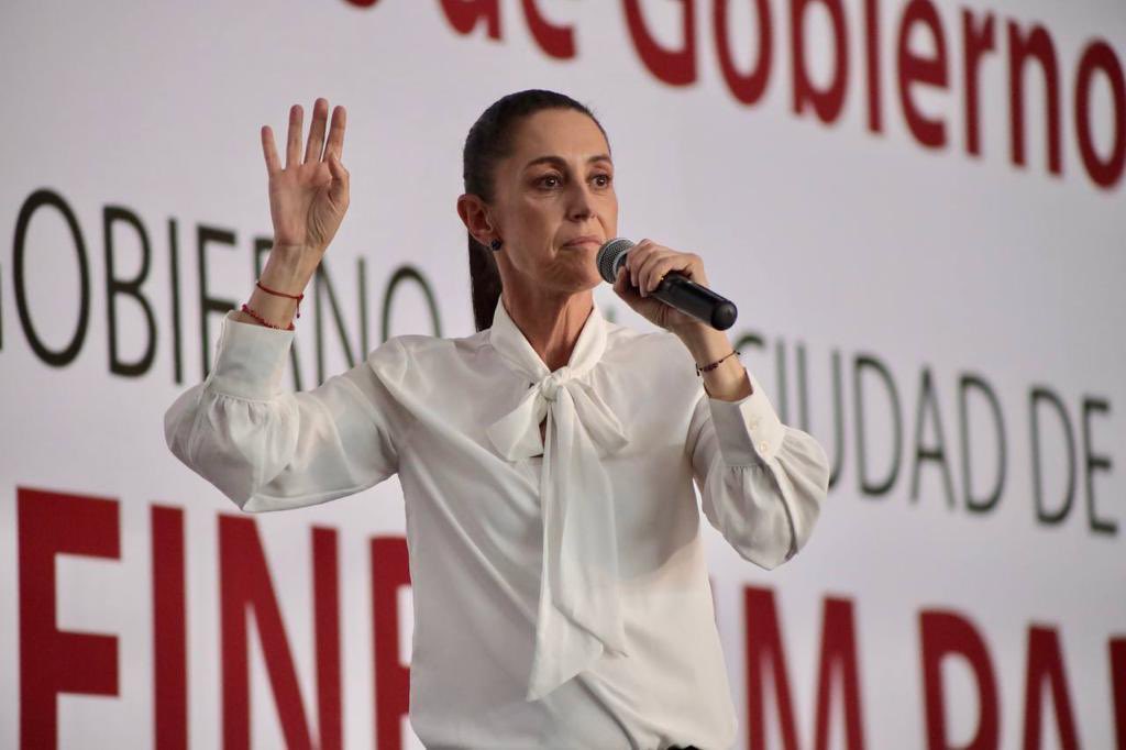 Sheinbaum no vino hacer actos de campaña, fue una conferencia magistral: MBH