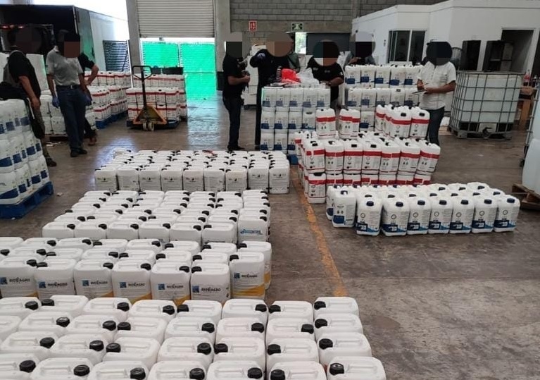 Incautan 500 mil tabletas de fentanilo y mil kilos de meta en Culiacán