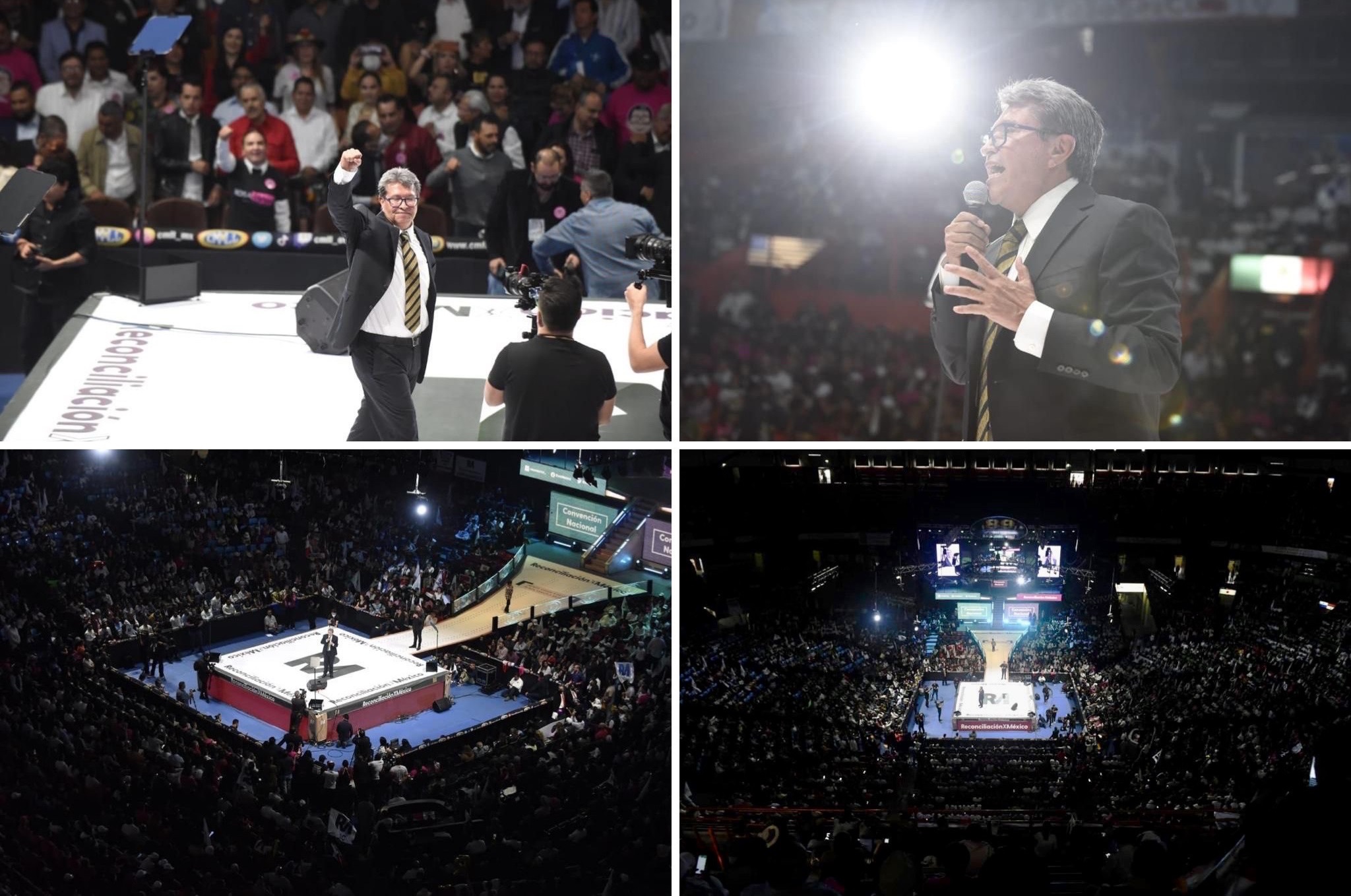 Desde el ring, Monreal se dice listo para pelear por la Presidencia en 2024