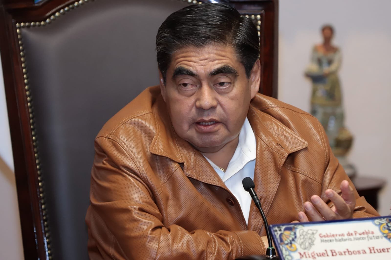 Ignacio Mier no puede negociar gubernatura de Puebla por Reforma Electoral: Barbosa