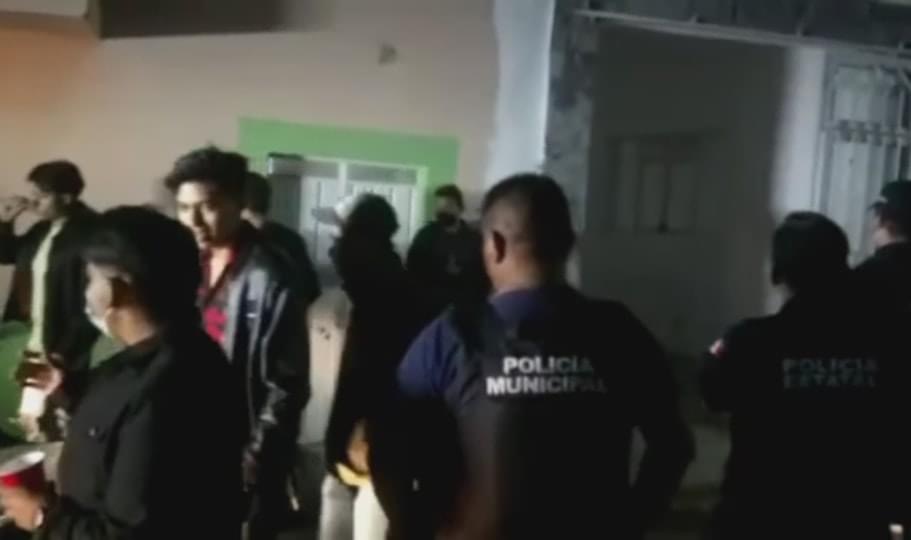 Suspenden fiesta clandestina de menores de edad en Atlixco 