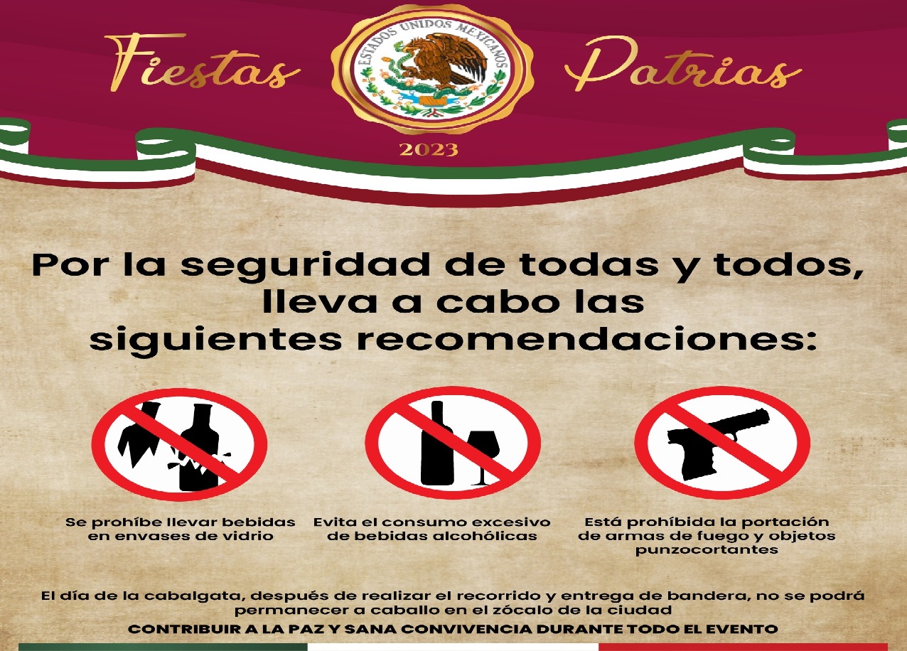 Implementarán operativos de seguridad en las fiestas patrias de Atlixco