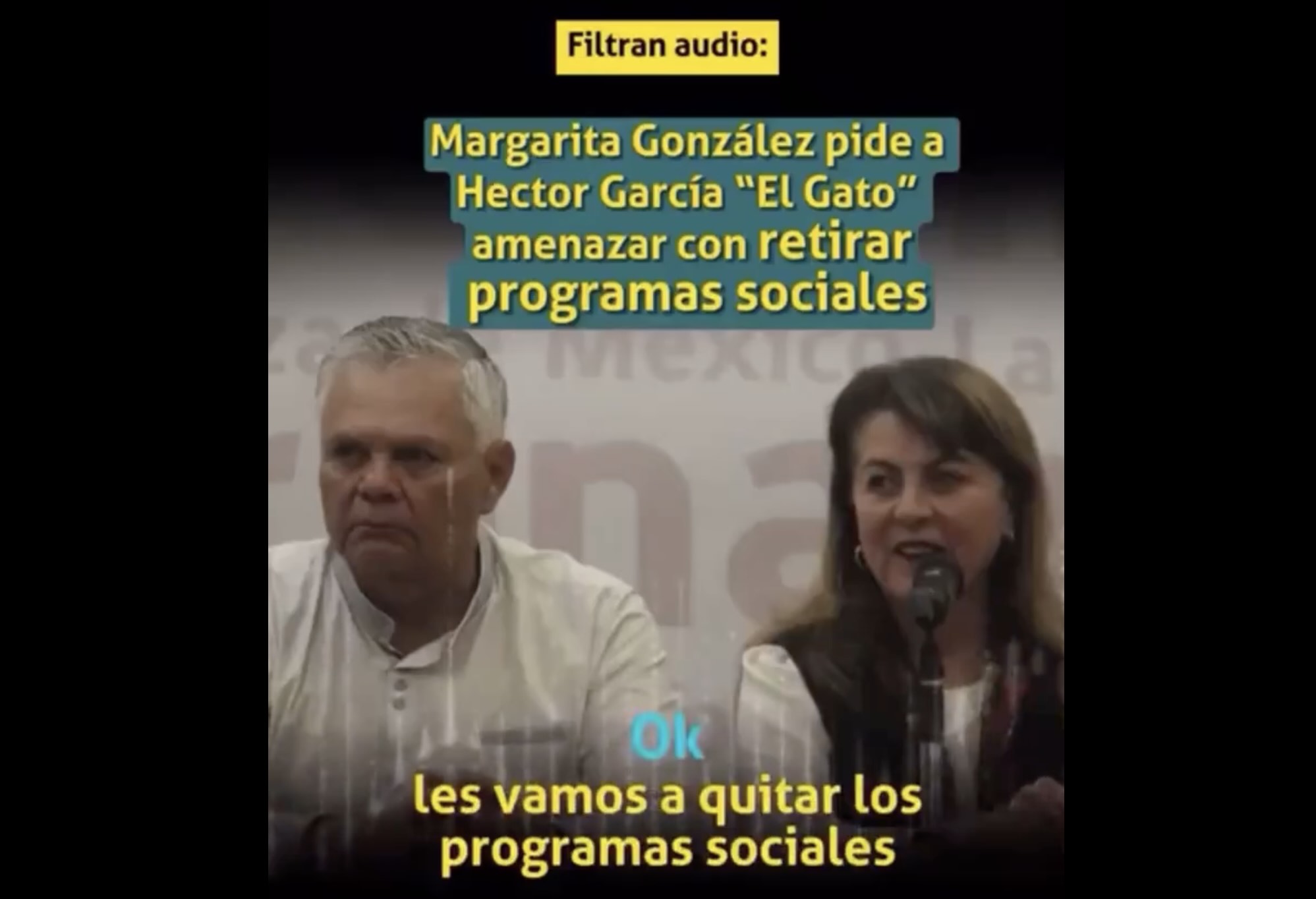 Filtran audio: candidata de Morena pide amenacen con quitar programas sociales