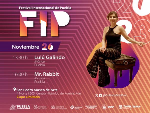 Por FIP habrá conciertos gratuitos en Paseo Bravo y Plaza de la Democracia