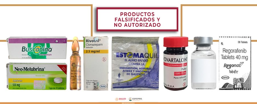 Cofepris alerta por venta ilegal de fármacos no autorizados