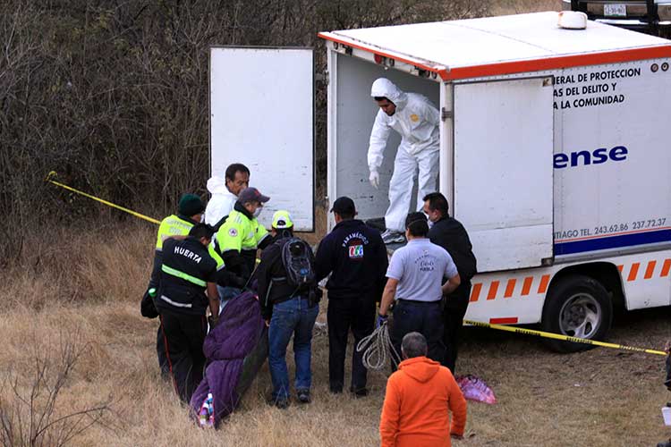 Mujer muerta es hallada en terrenos de comunidad de Atlixco