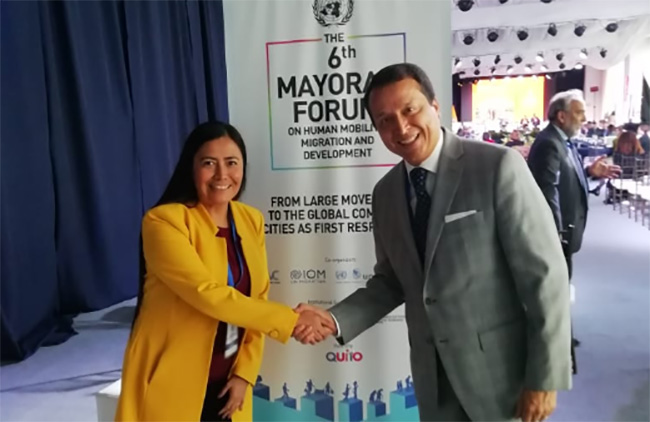 Participa Puebla en Foro de Alcaldes en Ecuador