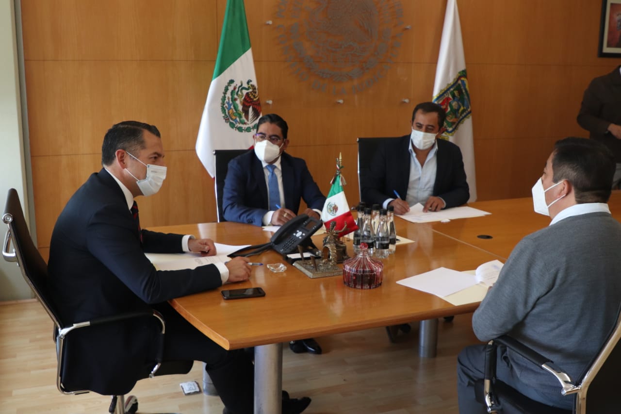 Firman convenio Poder Judicial de Puebla y ayuntamientos para crear juzgados municipales