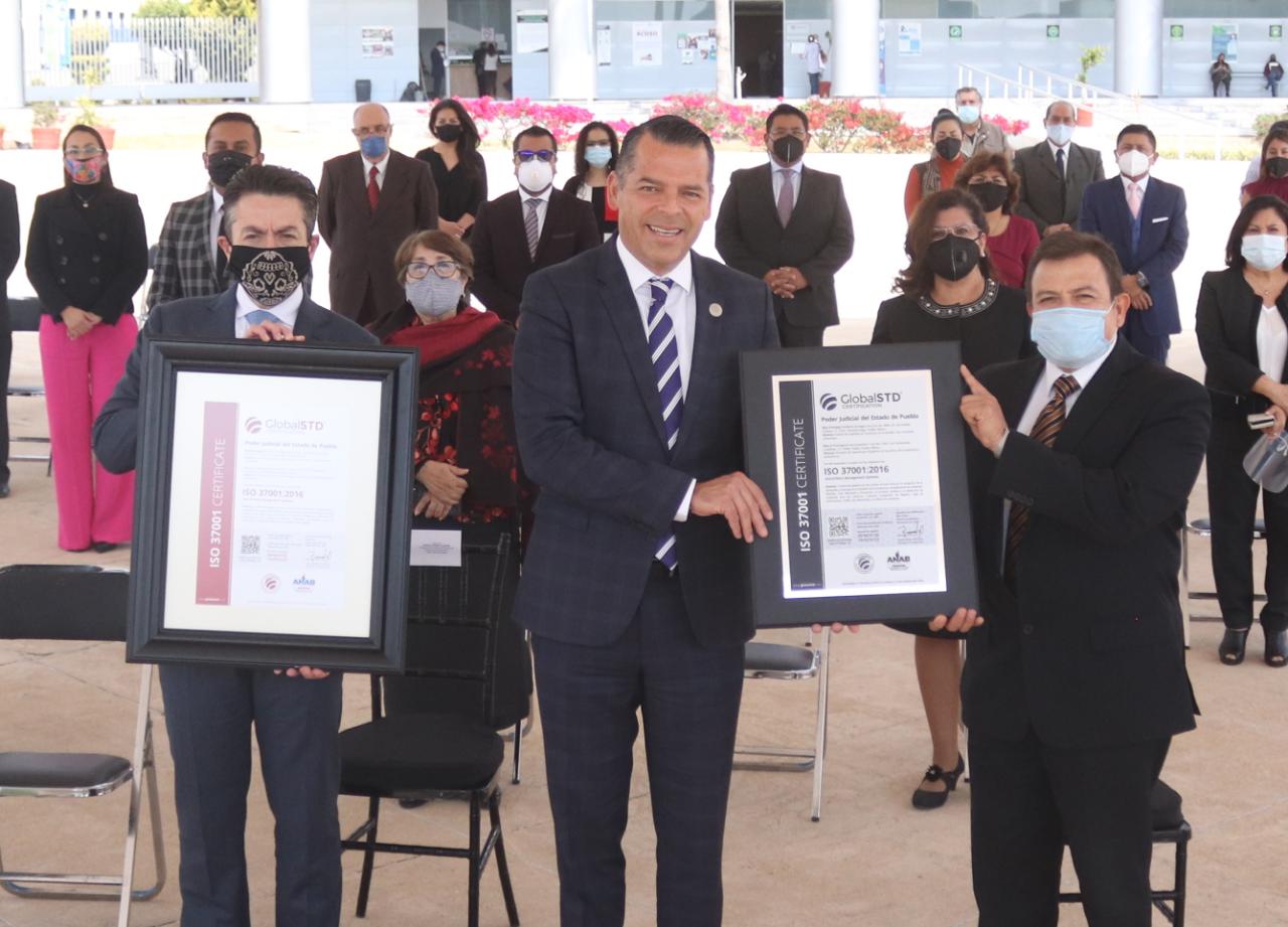 Poder Judicial de Puebla con las mejores prácticas vs corrupción