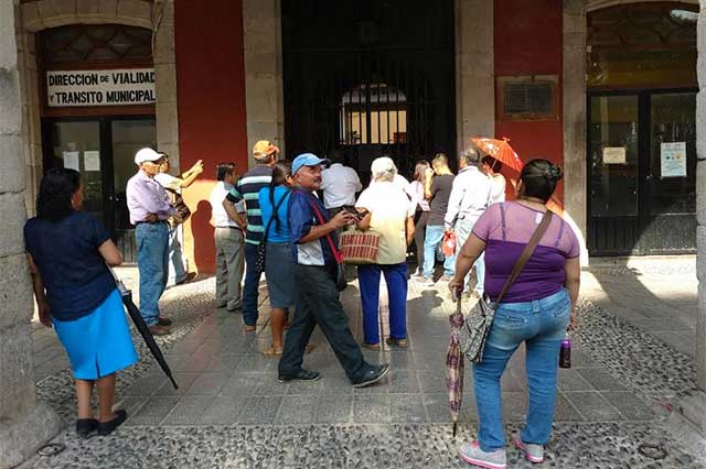 Marcha contra la inseguridad solo reúne a 20 personas