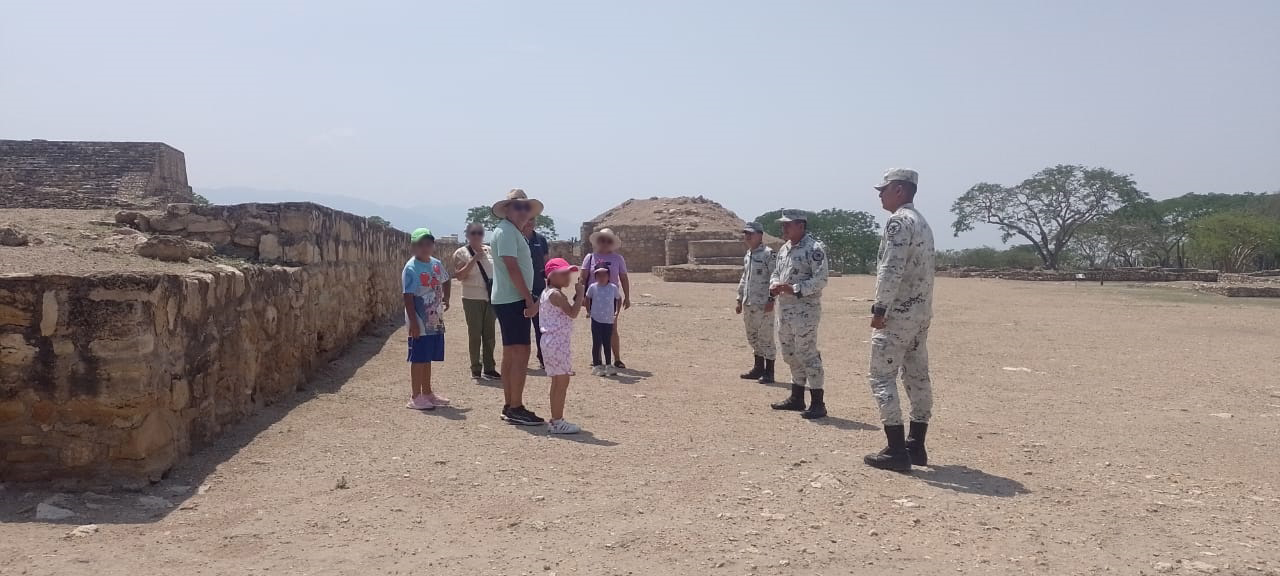 GN realiza recorridos de seguridad para resguardar Zona Arqueológica de Tehuacán