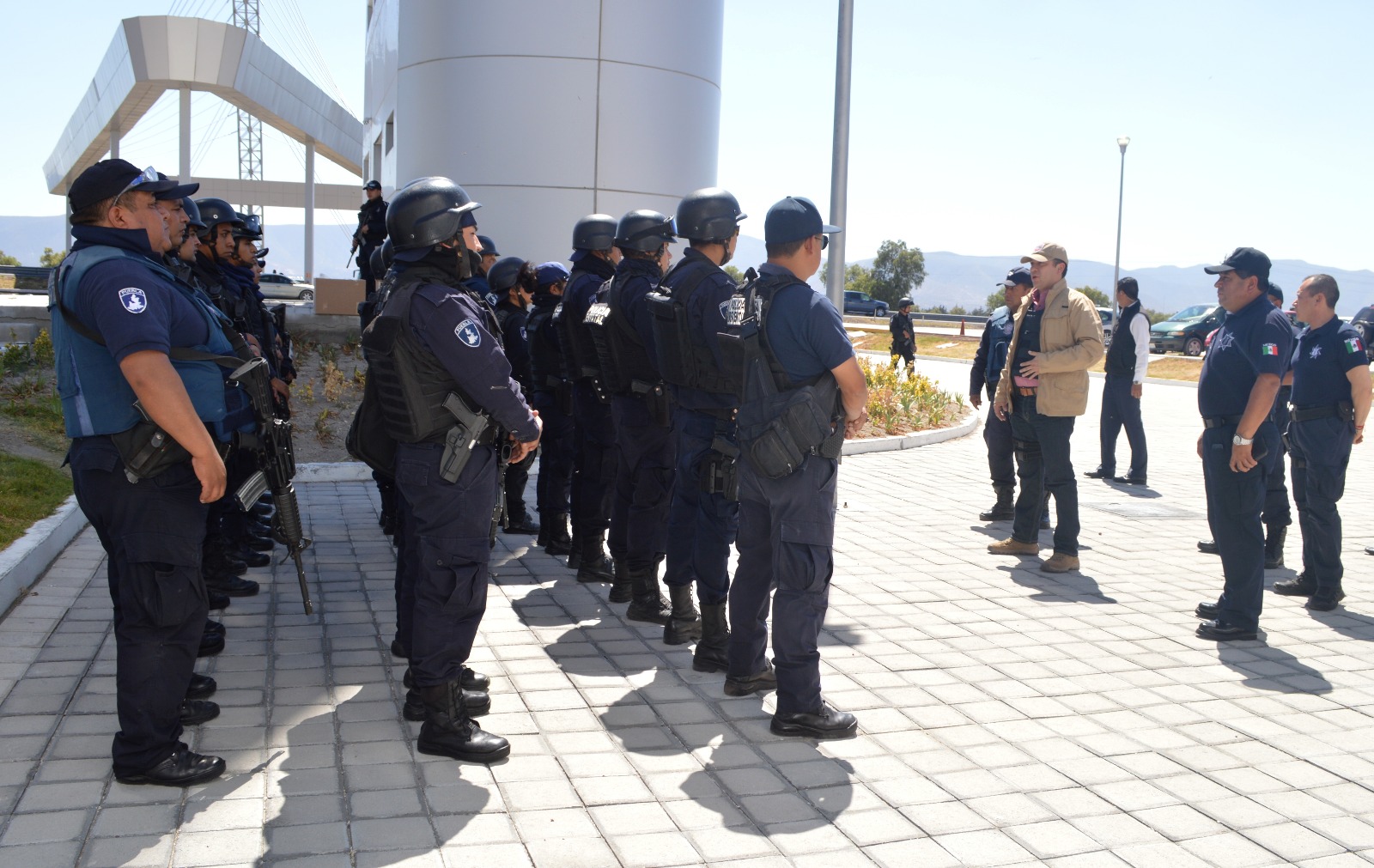 Policía Militar supervisa bases de operación en el Triángulo Rojo