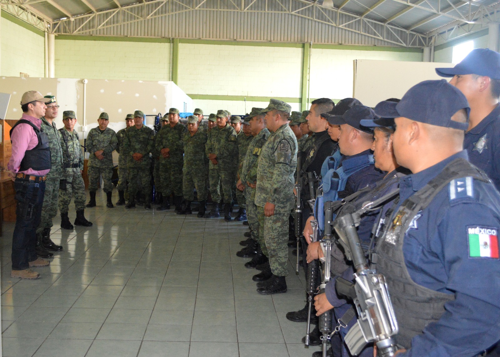Policía Militar supervisa bases de operación en el Triángulo Rojo