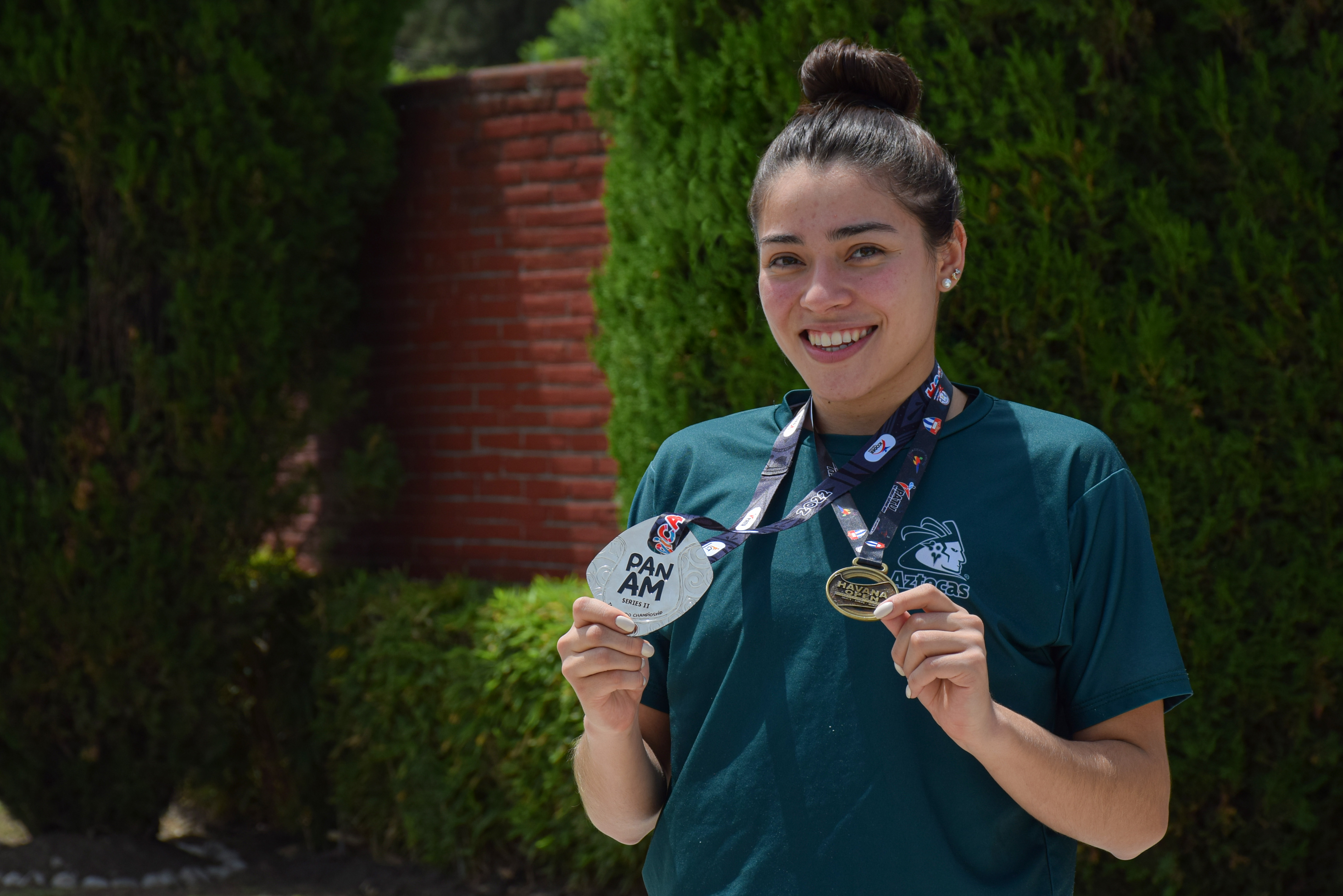 La nueva Joya Azteca está en casa con sus dos medallas internacionales