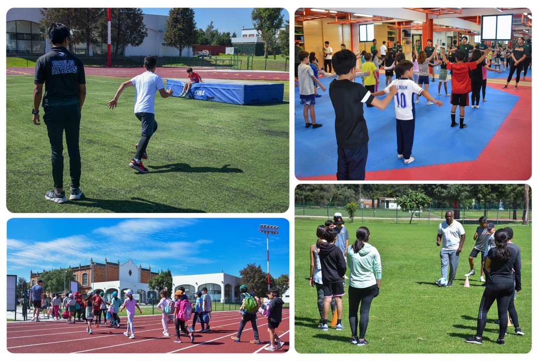 Activación física y diversión en el curso deportivo Verano de Escuelas Aztecas de la UDLAP