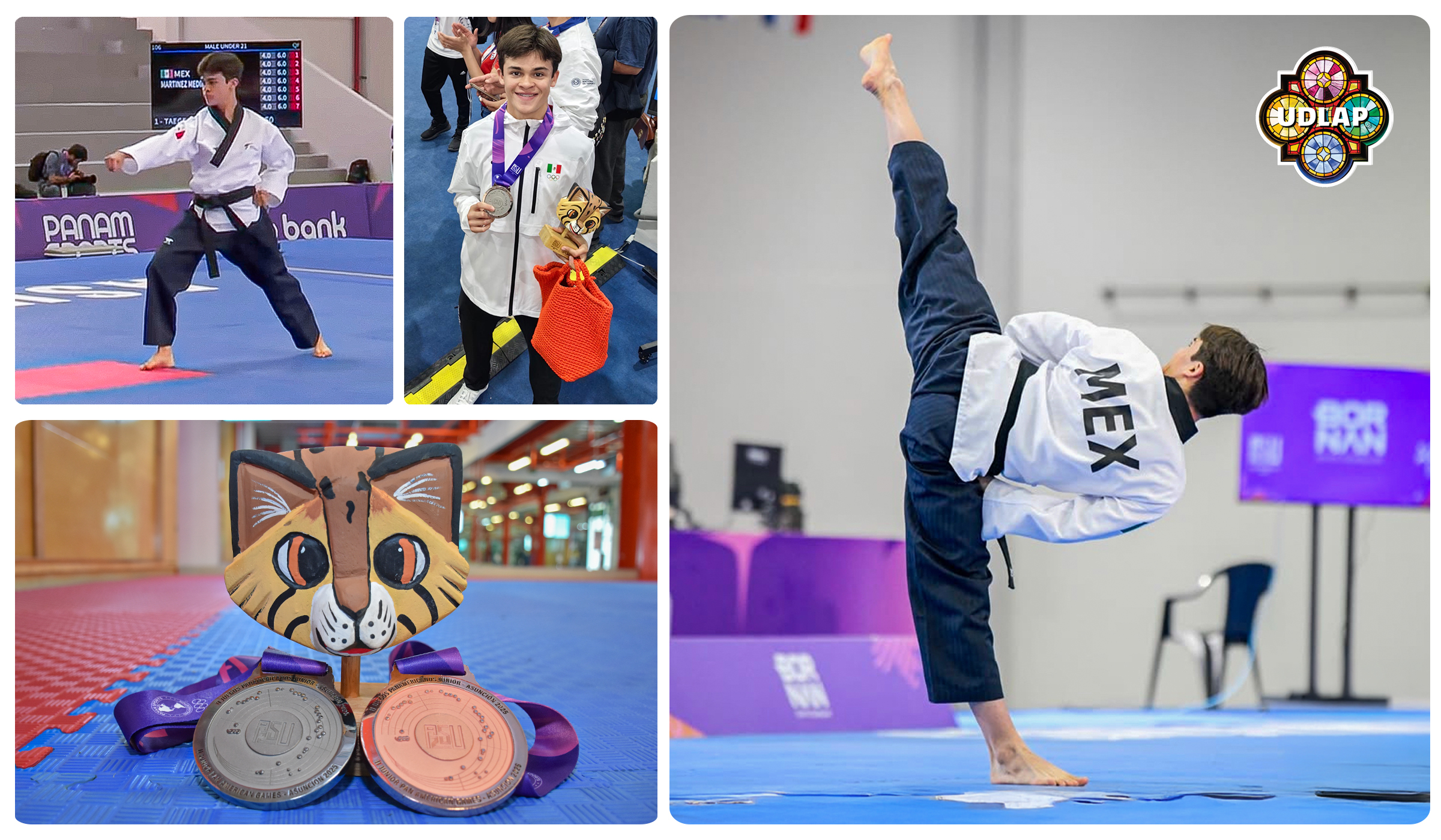 Atleta de la UDLAP medallista de los Juegos Panamericanos Junior 2025