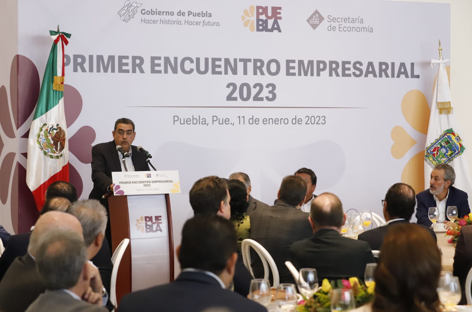 Preside Céspedes Peregrina Primer Encuentro Empresarial 2023