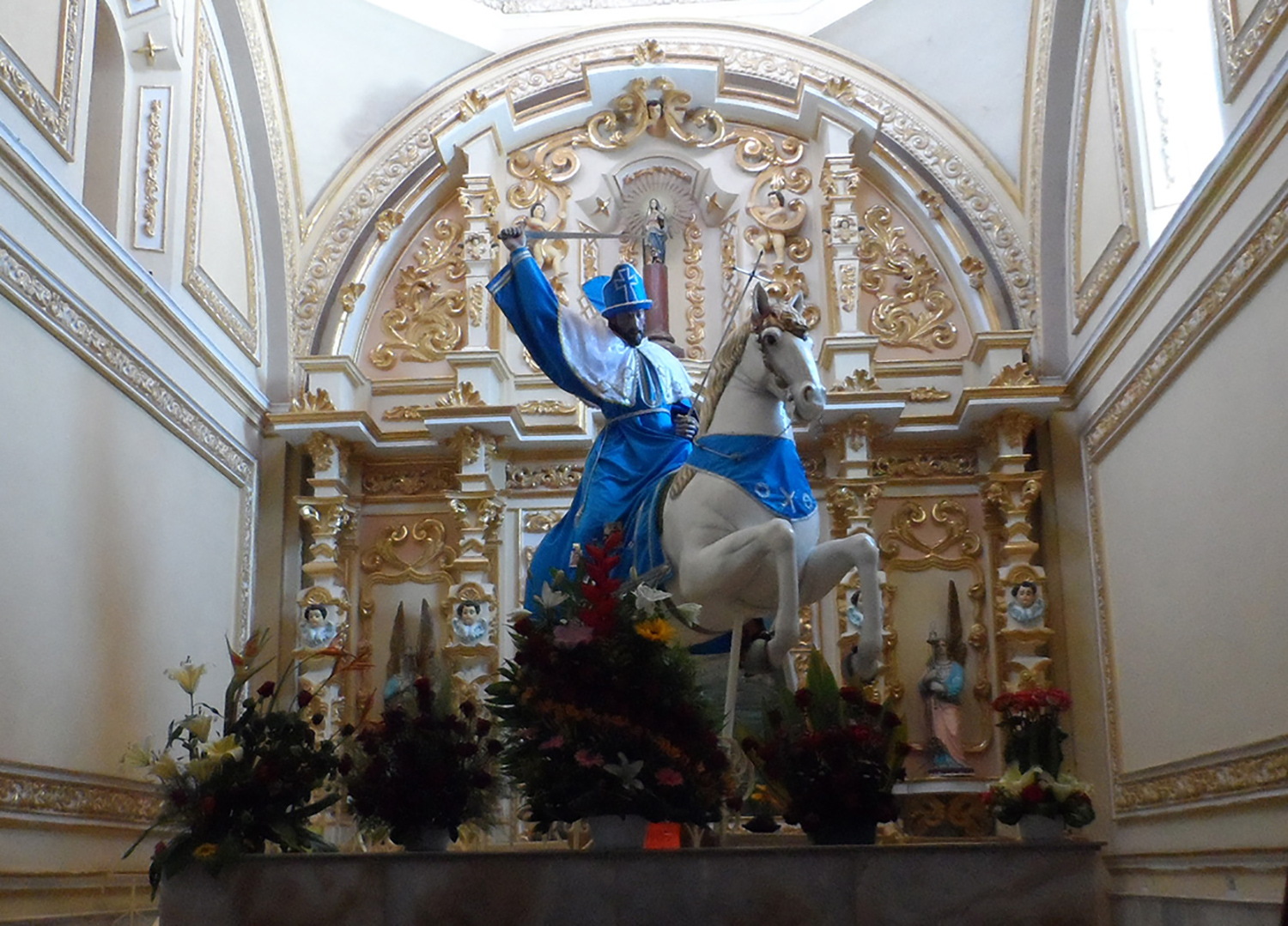 Escultura del Señor Santiago sería del siglo XVI: Cronista de Izúcar